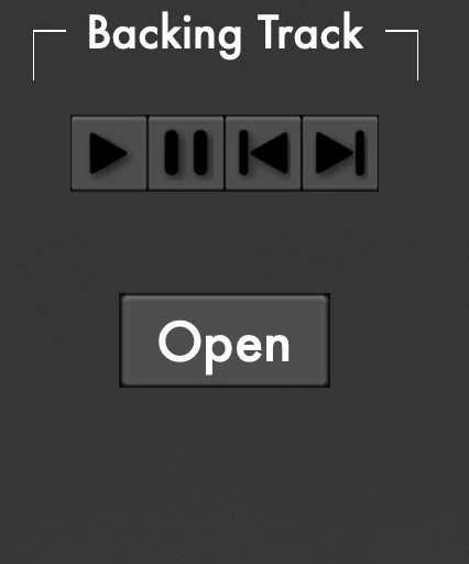 Backing track controls in Solocontutti