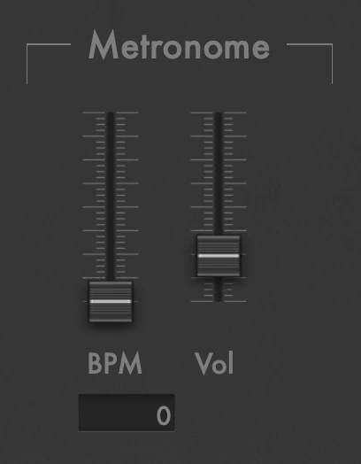 Solocontutti metronome settings